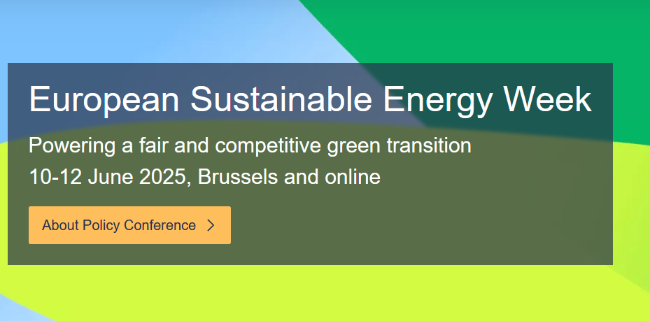 European Sustainable Energy Week (EUSEW) 2025 and Policy Conference