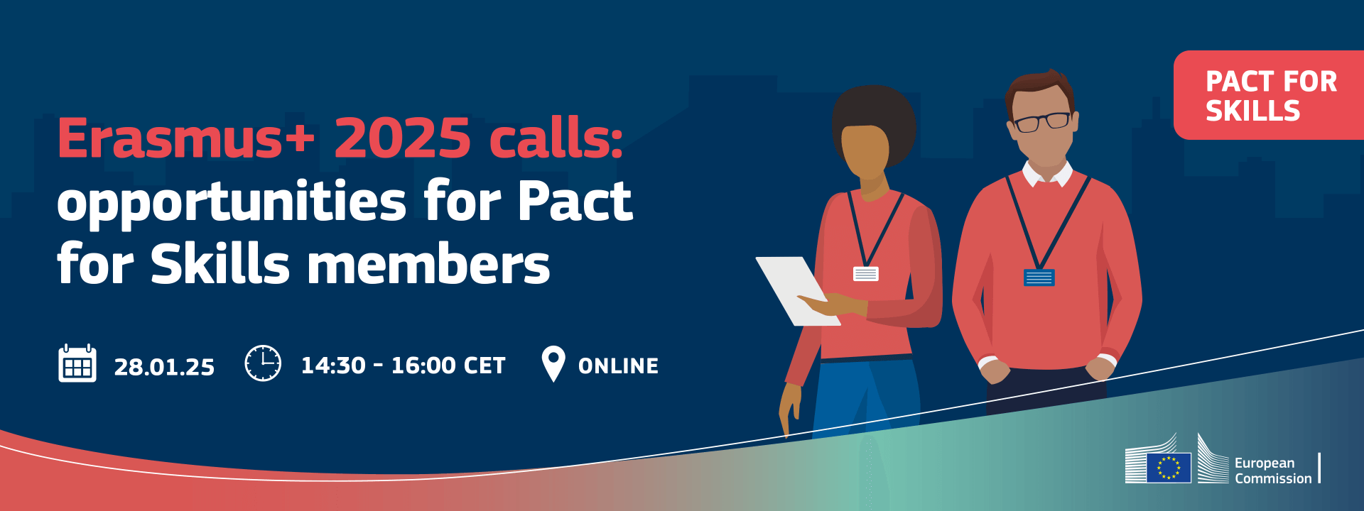 Erasmus+ 2025 Calls: Opportunities for Pact for Skills Members Knowledge Event