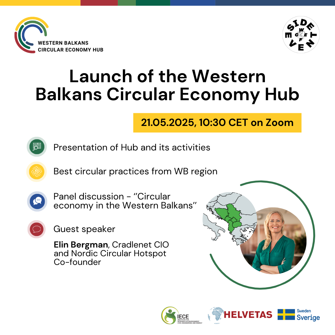 Supporting Circular Transitions: Join the Launch of the Western Balkans Circular Economy Hub
