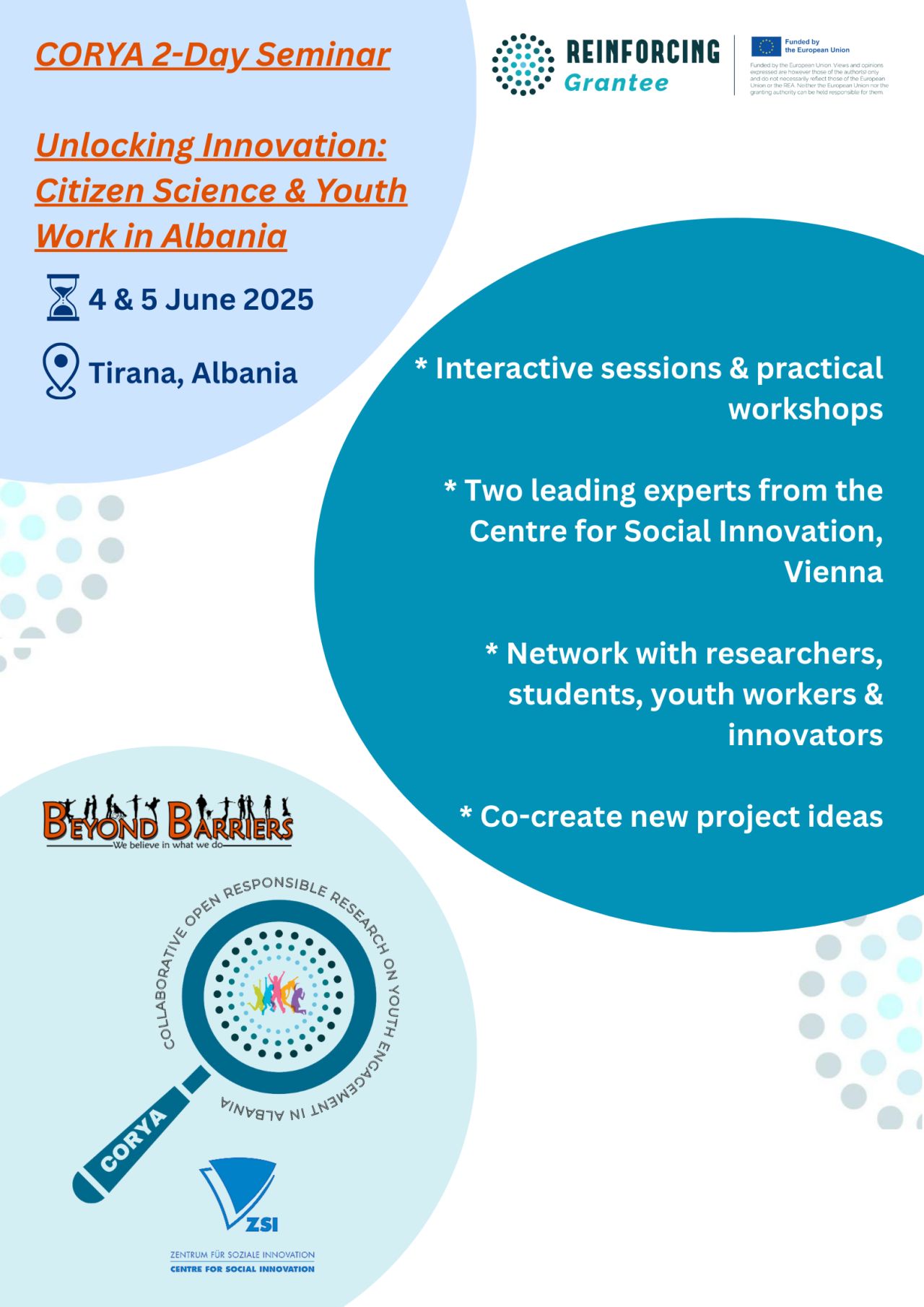 CORYA Seminar in Tirana to Spotlight Citizen Science and Youth Innovation
